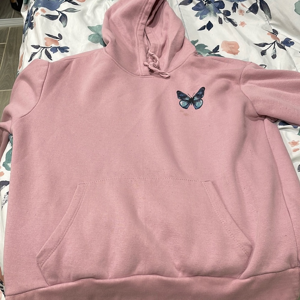 Pink hoodie
